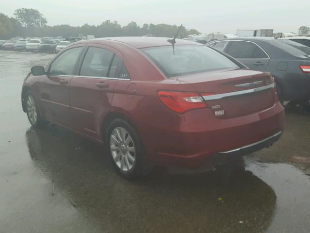 1C3CCBBG5CN321683 - 2012 CHRYSLER 200 TOURIN MAROON photo 3