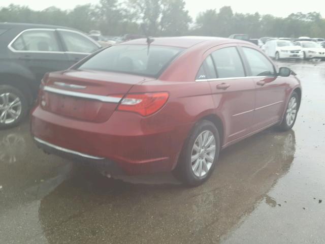 1C3CCBBG5CN321683 - 2012 CHRYSLER 200 TOURIN MAROON photo 4