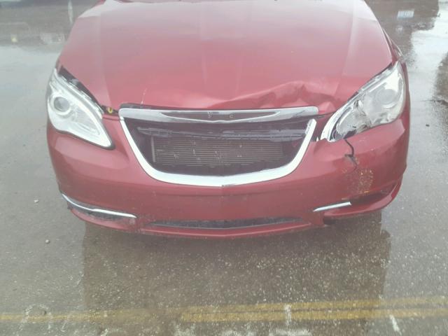 1C3CCBBG5CN321683 - 2012 CHRYSLER 200 TOURIN MAROON photo 9