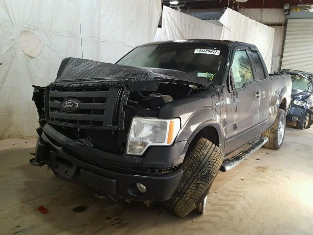 1FTRX14W39FB34535 - 2009 FORD F150 SUPER BLACK photo 2