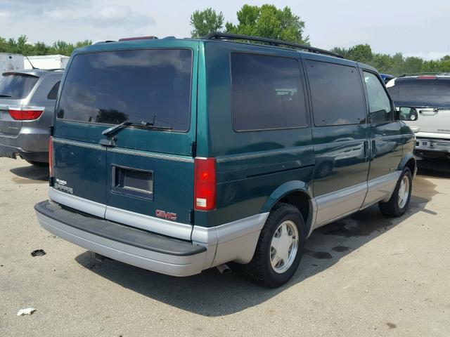 1GKDM19W5XB523262 - 1999 GMC SAFARI XT GREEN photo 4