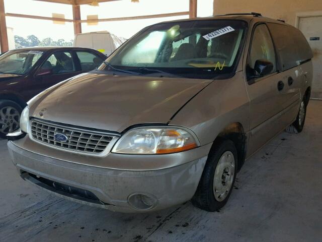 2FMZA51461BC24744 - 2001 FORD WINDSTAR GOLD photo 2