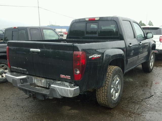 1GTH6PFE7C8120266 - 2012 GMC CANYON SLE BLACK photo 4