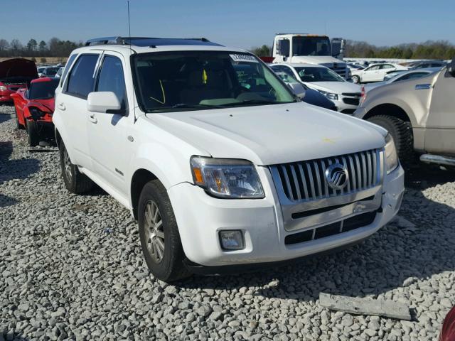 4M2CU87108KJ07624 - 2008 MERCURY MARINER PR WHITE photo 1