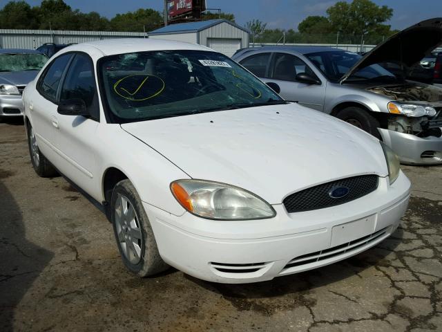 1FAFP53U75A239408 - 2005 FORD TAURUS SE WHITE photo 1