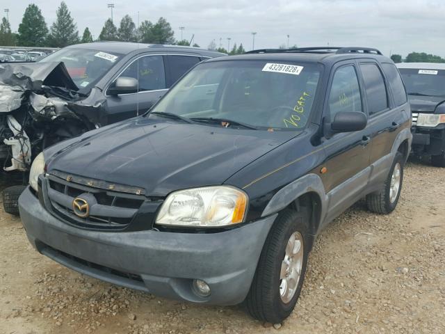 4F2CZ96143KM24345 - 2003 MAZDA TRIBUTE ES BLACK photo 2