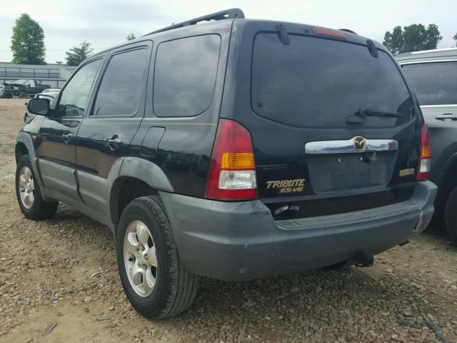 4F2CZ96143KM24345 - 2003 MAZDA TRIBUTE ES BLACK photo 3