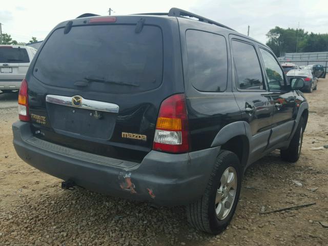 4F2CZ96143KM24345 - 2003 MAZDA TRIBUTE ES BLACK photo 4