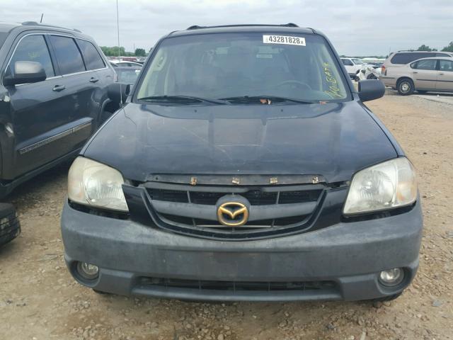 4F2CZ96143KM24345 - 2003 MAZDA TRIBUTE ES BLACK photo 9