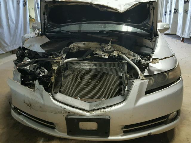 19UUA76507A006929 - 2007 ACURA TL TYPE S SILVER photo 9