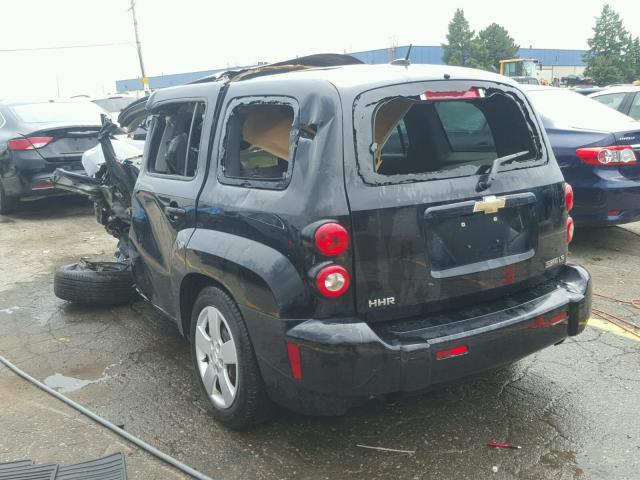 3GNCA13B99S501253 - 2009 CHEVROLET HHR LS Negro foto 3