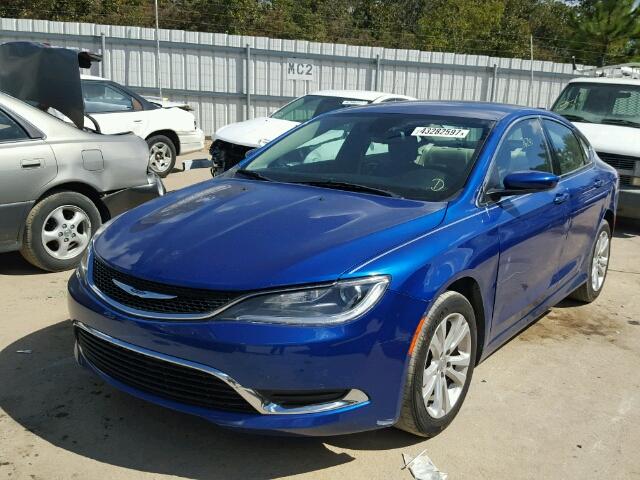 1C3CCCAB7GN113743 - 2016 CHRYSLER 200 LIMITE BLUE photo 2