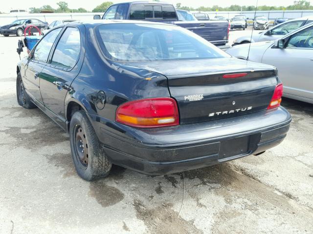 1B3EJ56H9YN108680 - 2000 DODGE STRATUS ES BLACK photo 3