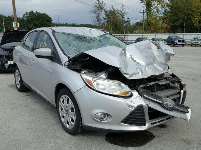 1FAHP3F2XCL204483 - 2012 FORD FOCUS SILVER photo 1