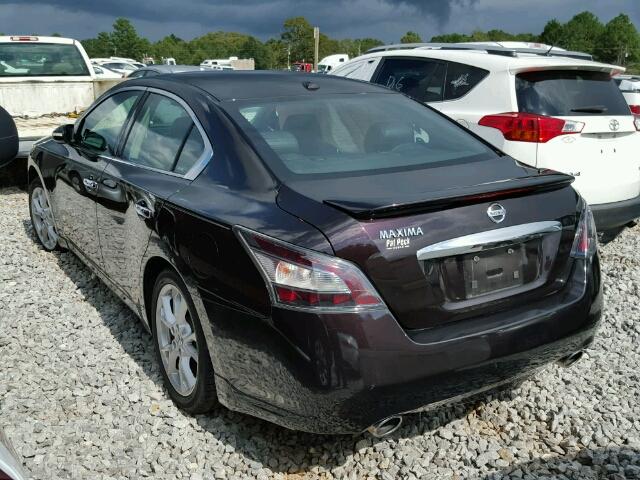 1N4AA5AP3CC840809 - 2012 NISSAN MAXIMA S كستنائي صورة 3