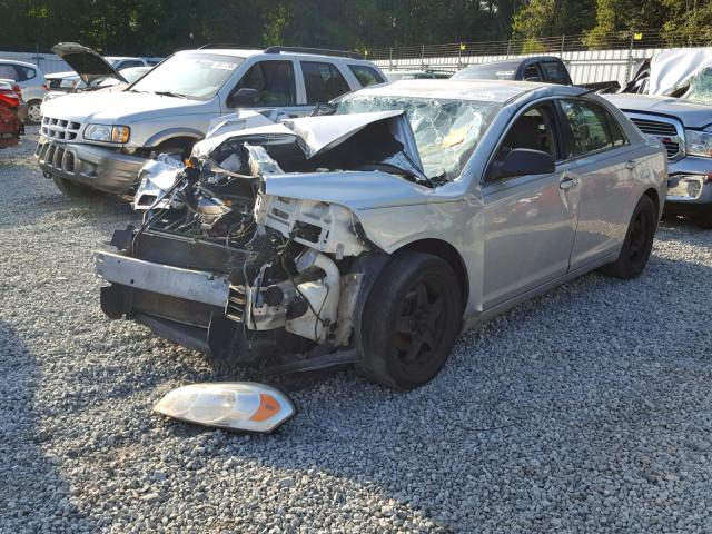 1G1ZA5E01AF190876 - 2010 CHEVROLET MALIBU LS ვერცხლისფერი ფოტო 2