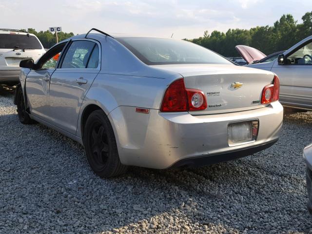 1G1ZA5E01AF190876 - 2010 CHEVROLET MALIBU LS ვერცხლისფერი ფოტო 3