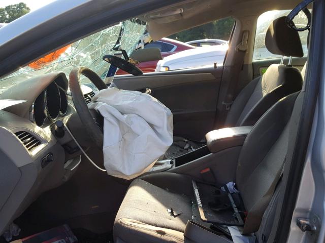 1G1ZA5E01AF190876 - 2010 CHEVROLET MALIBU LS ვერცხლისფერი ფოტო 5