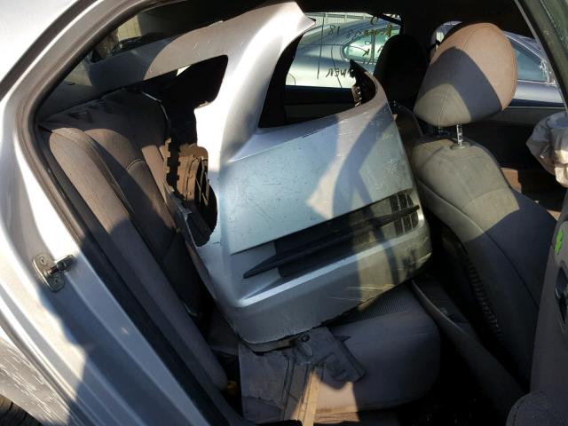 1G1ZA5E01AF190876 - 2010 CHEVROLET MALIBU LS ვერცხლისფერი ფოტო 6