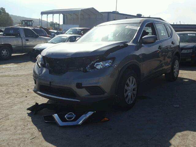 5N1AT2MT2GC739919 - 2016 NISSAN ROGUE S GRAY photo 2