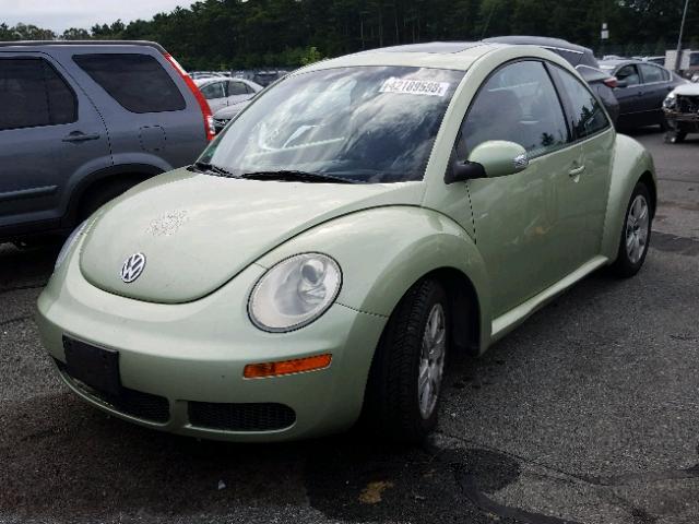 3VWRG31CX7M518909 - 2007 VOLKSWAGEN NEW BEETLE მწვანე ფოტო 2