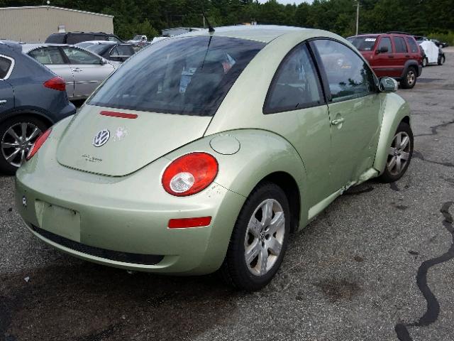 3VWRG31CX7M518909 - 2007 VOLKSWAGEN NEW BEETLE მწვანე ფოტო 4