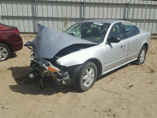 1G3NL52FX3C140426 - 2003 OLDSMOBILE ALERO GL SILVER photo 2