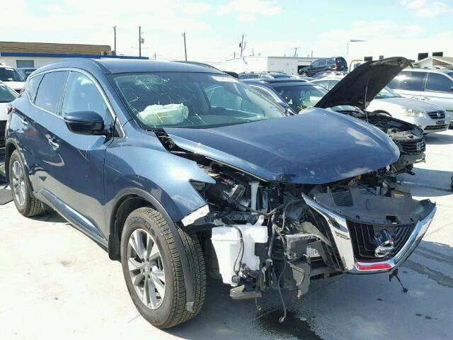 5N1AZ2MG5HN124417 - 2017 NISSAN MURANO S BLUE photo 1