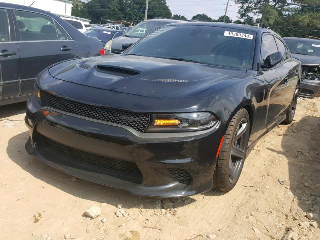 2C3CDXL91JH246982 - 2018 DODGE CHARGER SR BLACK photo 2