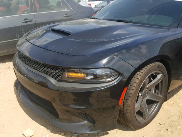 2C3CDXL91JH246982 - 2018 DODGE CHARGER SR BLACK photo 9