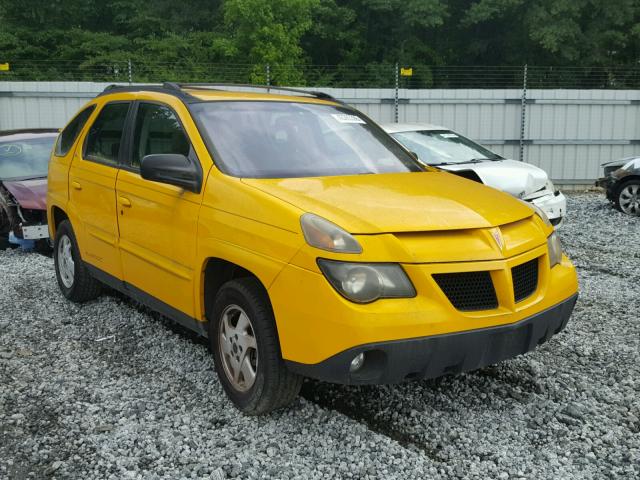 3G7DA03E32S564614 - 2002 PONTIAC AZTEK YELLOW photo 1