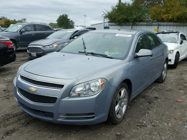 1G1ZH57B994189346 - 2009 CHEVROLET MALIBU 1LT BLUE photo 2