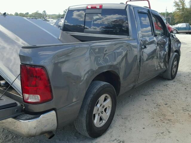 1D7RB1GP4AS132393 - 2010 DODGE RAM 1500 GRAY photo 9