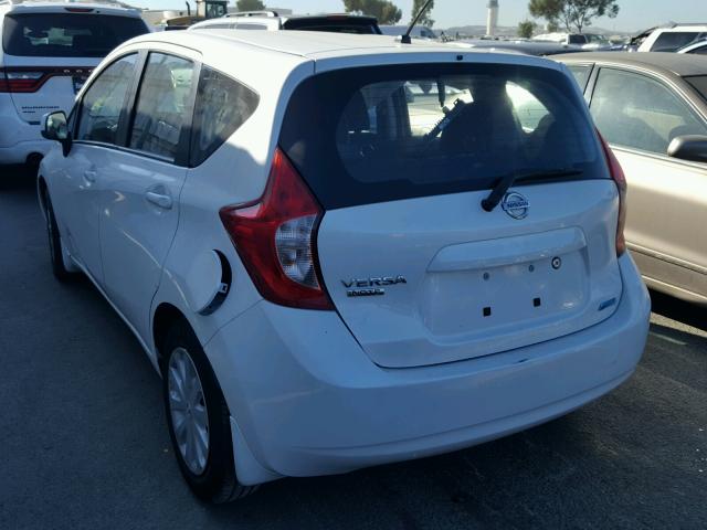 3N1CE2CPXEL427685 - 2014 NISSAN VERSA NOTE WHITE photo 3