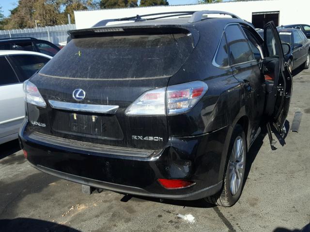 JTJBC1BA9A2019628 - 2010 LEXUS RX BLACK photo 4