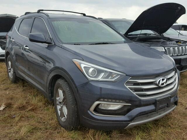 5NMZU3LB3HH019907 - 2017 HYUNDAI SANTA FE S BLUE photo 1