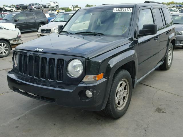 1J4NT1GA8AD624408 - 2010 JEEP PATRIOT SP BLACK photo 2