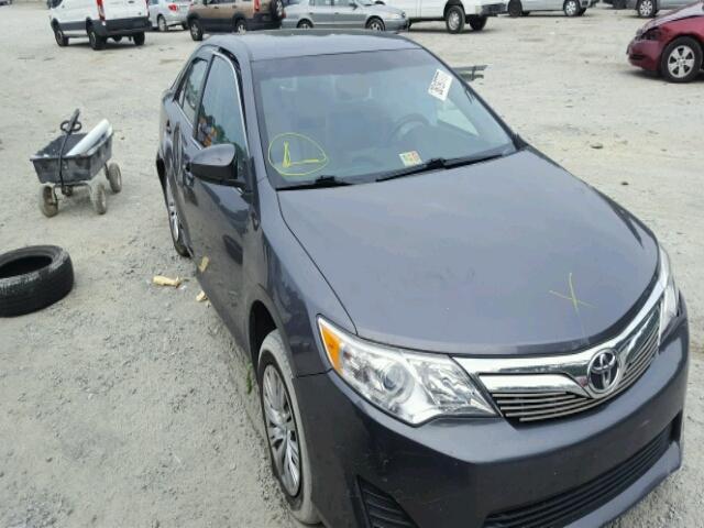 4T1BF1FKXDU652236 - 2013 TOYOTA CAMRY L GRAY photo 1