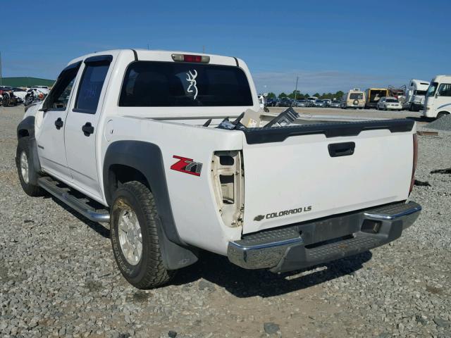 1GCDS136948196030 - 2004 CHEVROLET COLORADO WHITE photo 3