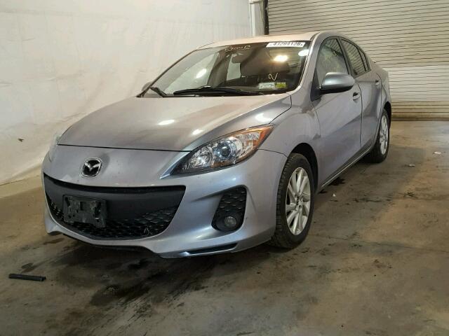 JM1BL1VP8D1788666 - 2013 MAZDA 3 I SILVER photo 2