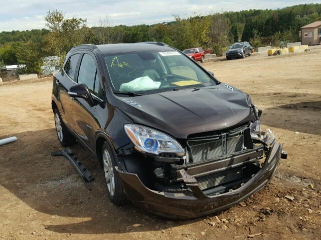 KL4CJCSB0FB253112 - 2015 BUICK ENCORE BURGUNDY photo 1