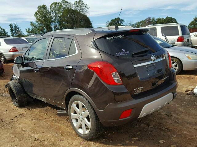 KL4CJCSB0FB253112 - 2015 BUICK ENCORE BURGUNDY photo 3