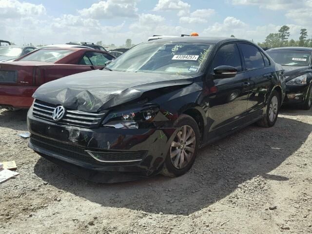 1VWAT7A31EC063804 - 2014 VOLKSWAGEN PASSAT S Սև լուսանկար 2