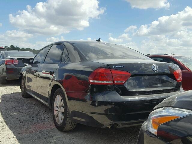 1VWAT7A31EC063804 - 2014 VOLKSWAGEN PASSAT S Սև լուսանկար 3