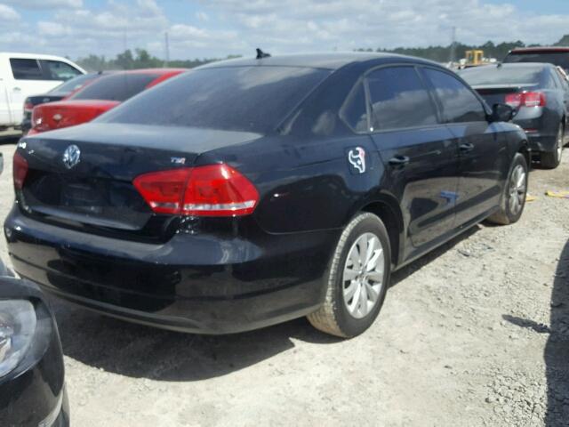 1VWAT7A31EC063804 - 2014 VOLKSWAGEN PASSAT S Սև լուսանկար 4