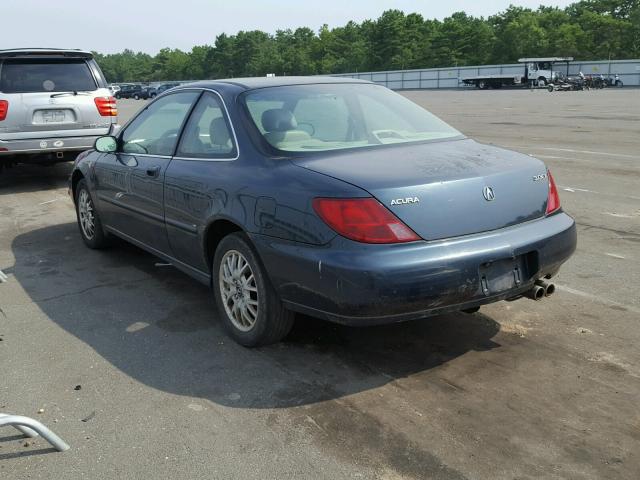 19UYA2256XL004018 - 1999 ACURA 3.0CL Կապույտ լուսանկար 3