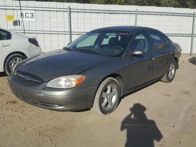 1FAFP53U61A157227 - 2001 FORD TAURUS GREEN photo 2