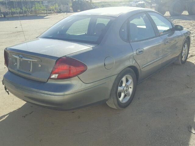 1FAFP53U61A157227 - 2001 FORD TAURUS GREEN photo 4