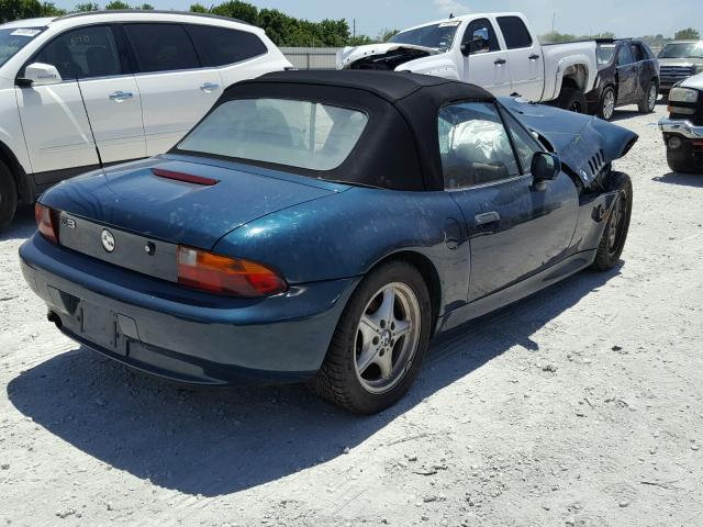 4USCH7322WLD15902 - 1998 BMW Z3 1.9 GREEN photo 4