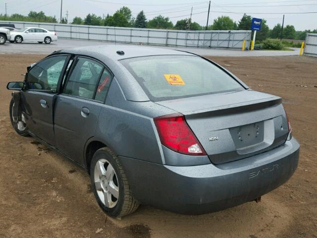 1G8AL55F97Z171741 - 2007 SATURN ION LEVEL GRAY photo 3